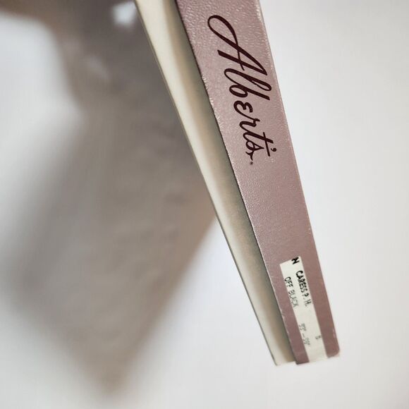 Albert’s Hosiery Caress Bare Look Pantyhose – Off Black, 3-Pack, Vintage - Picture 4 of 11